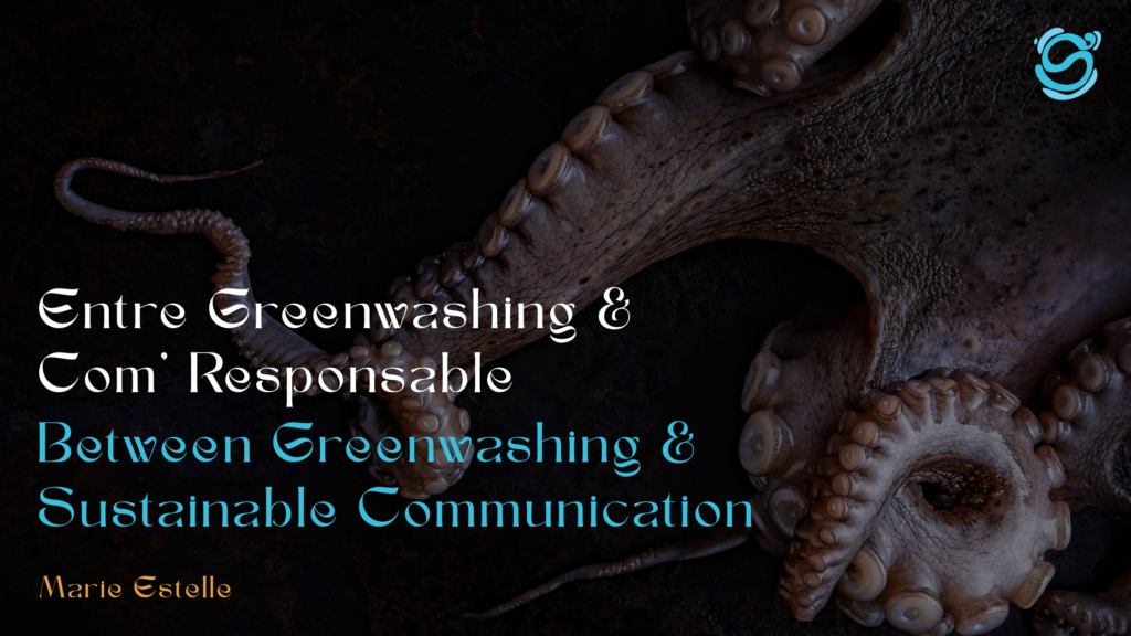 Between Greenwashing & Sustainable Communication - blog banner